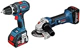 BOSCH Akku-Schrauber-Winkelschleifer-Set 18 V, 0615990G2J