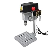 220V Mini Säulenbohrmaschine 340W 16000r/min Drehzahlregelung Tischbohrmaschine Tischbohrmaschine