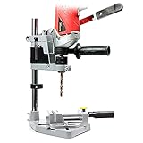 Bohrständer Bohrmaschinenständer Mit Schraubstock Einstellbare Tischbohrmaschine Ständer Halter Bohrer Tischklemme Bohrständer Für Bohrmaschine Halterung Von 43mm Max Bohrtiefe 60mm