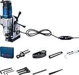 Bosch Professional Bohrmaschine (Schwarz, Blau, 1.200 Watt, max. Bohr-Ø 50 mm), GBM 50-2