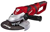 Einhell Winkelschleifer TE-AG 230 (2350 W, Scheiben-Ø 230 mm, Softstart, drehbarer Handgriff, Anti-Vibration, ohne Trennscheibe), Dunkelrot,schwarz,silber