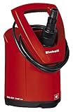 Einhell Tauchpumpe GE-SP 750 LL (750W, Ø5mm Fremdkörper, 15000L/h Förderleistung, autom. Schwimmerschalter, Tragegriff, Kabelaufwicklung, Universalanschluss)