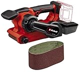 Einhell Professional Akku-Bandschleifer TP-BS 18/457 Li BL-Solo Power X-Change (18 V, Li-Ion, Brushless-Motor, inkl. 3x P80 Schleifband 457x75 mm, ohne Akku & Ladegerät)