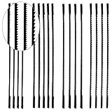 Dekupiersäge Sägeblätter 26Stk Dekupiersägeblatt mit Stift 127mm Sägeblätter Dekupiersäge mit Stift 10/15/18/24 Zähne für Die Holzbearbeitung, Elektrowerkzeug-Zubehör