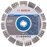 Bosch Professional Diamanttrennscheibe Best for Stone (für Stein, 230 x 22,23 x 2,4 x 15 mm, Zubehör Winkelschleifer)
